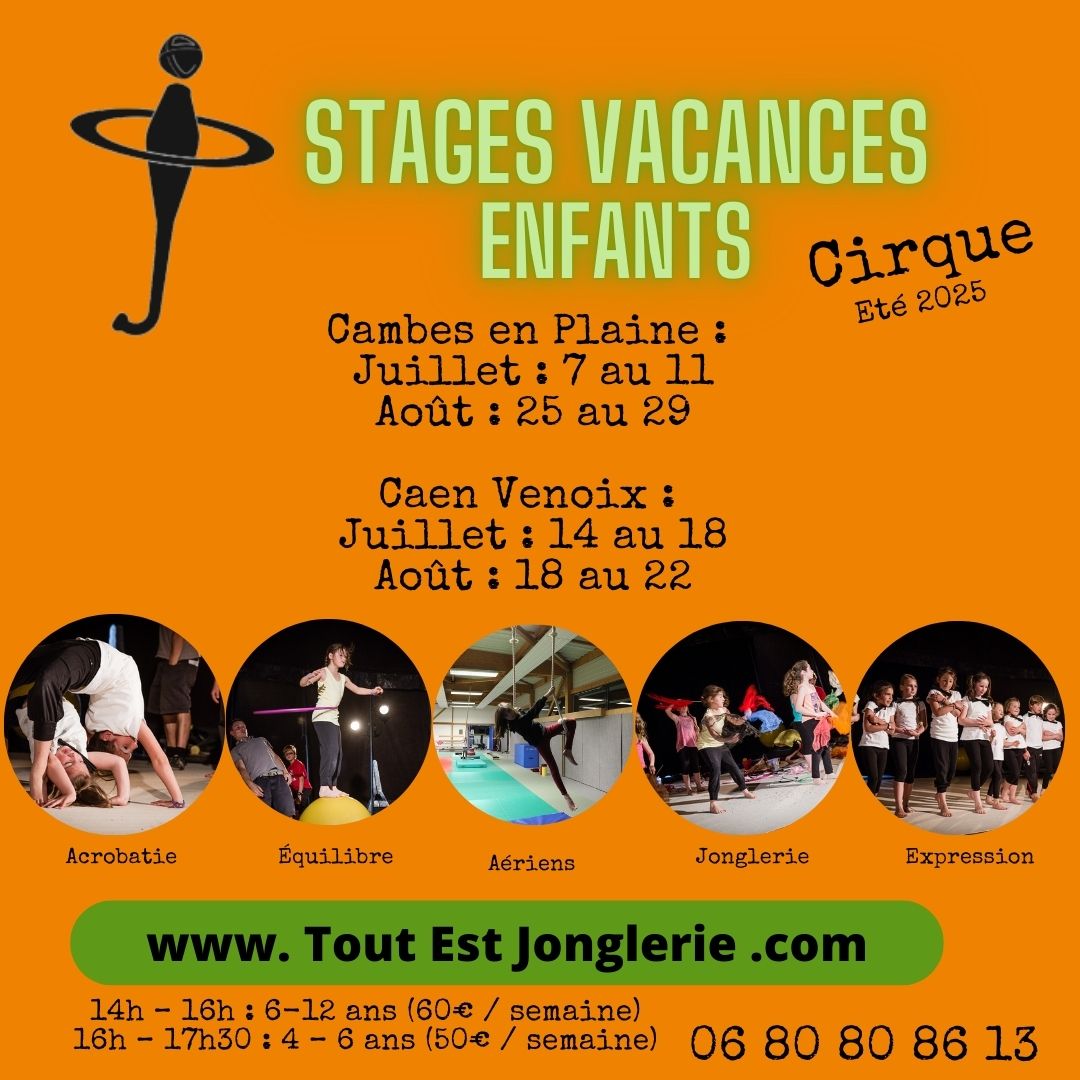 stage cirque caen tout est jonglerie
