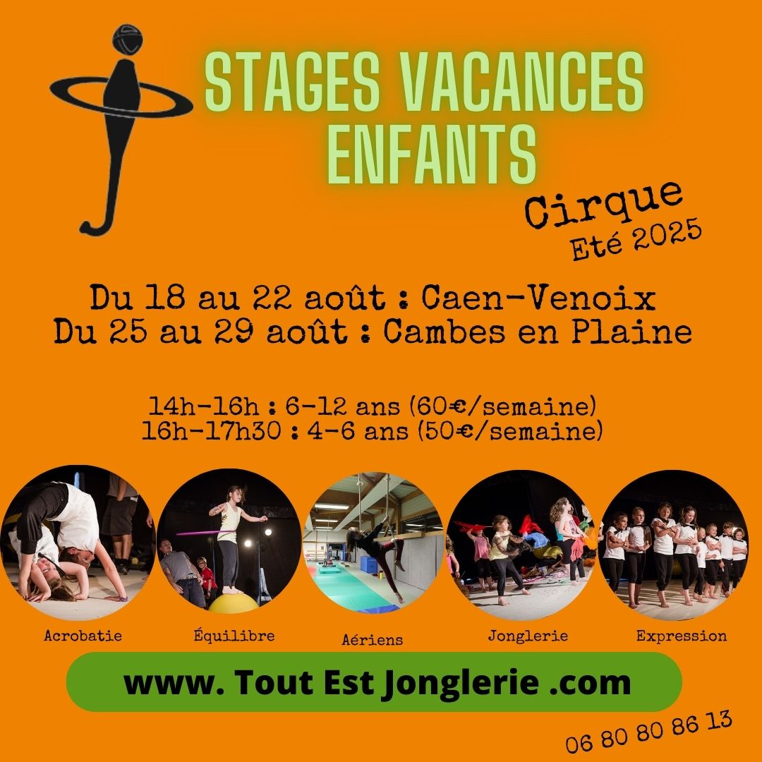 stages de cirque caen Tout Est Jonglerie