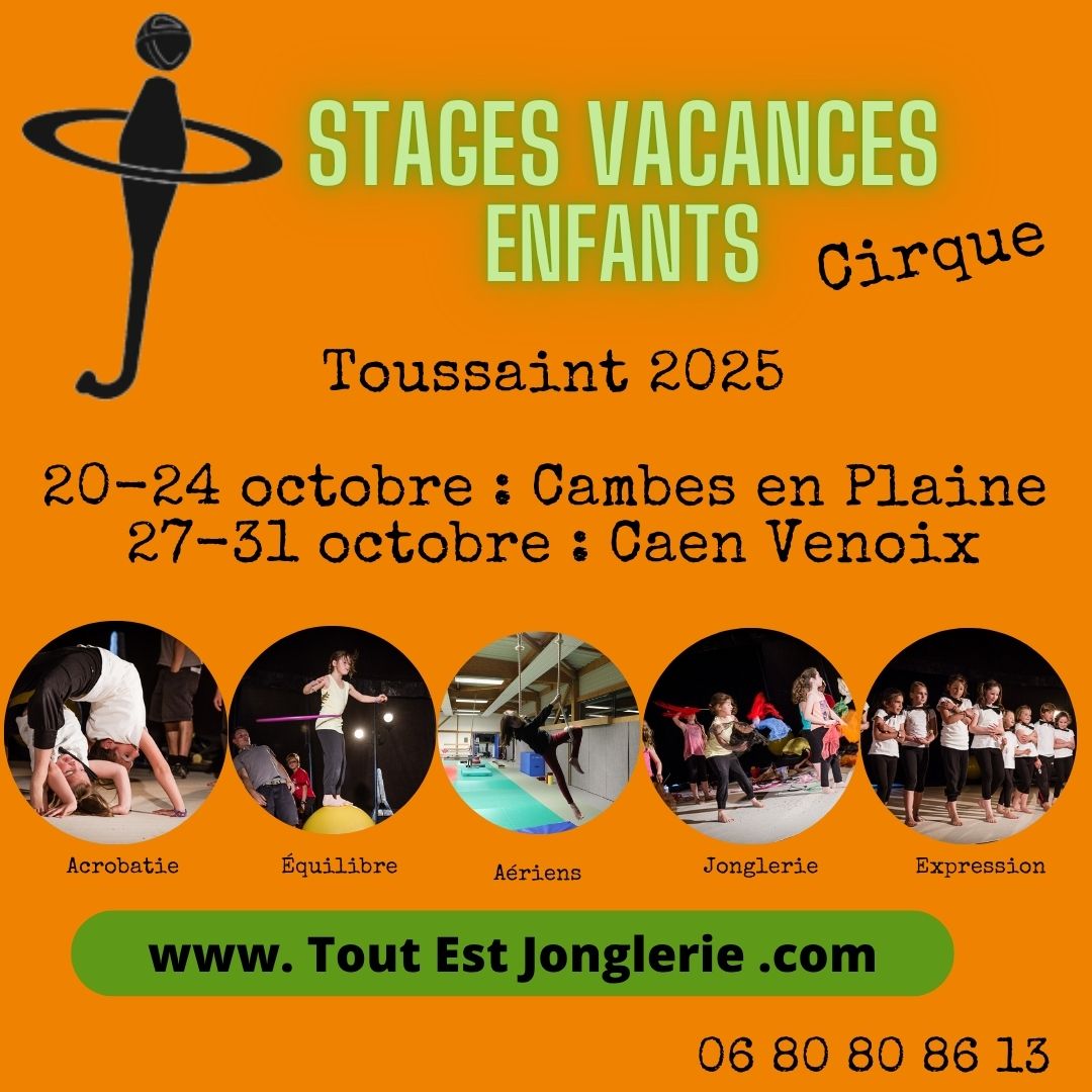 Stage Cirque vacances Toussaint