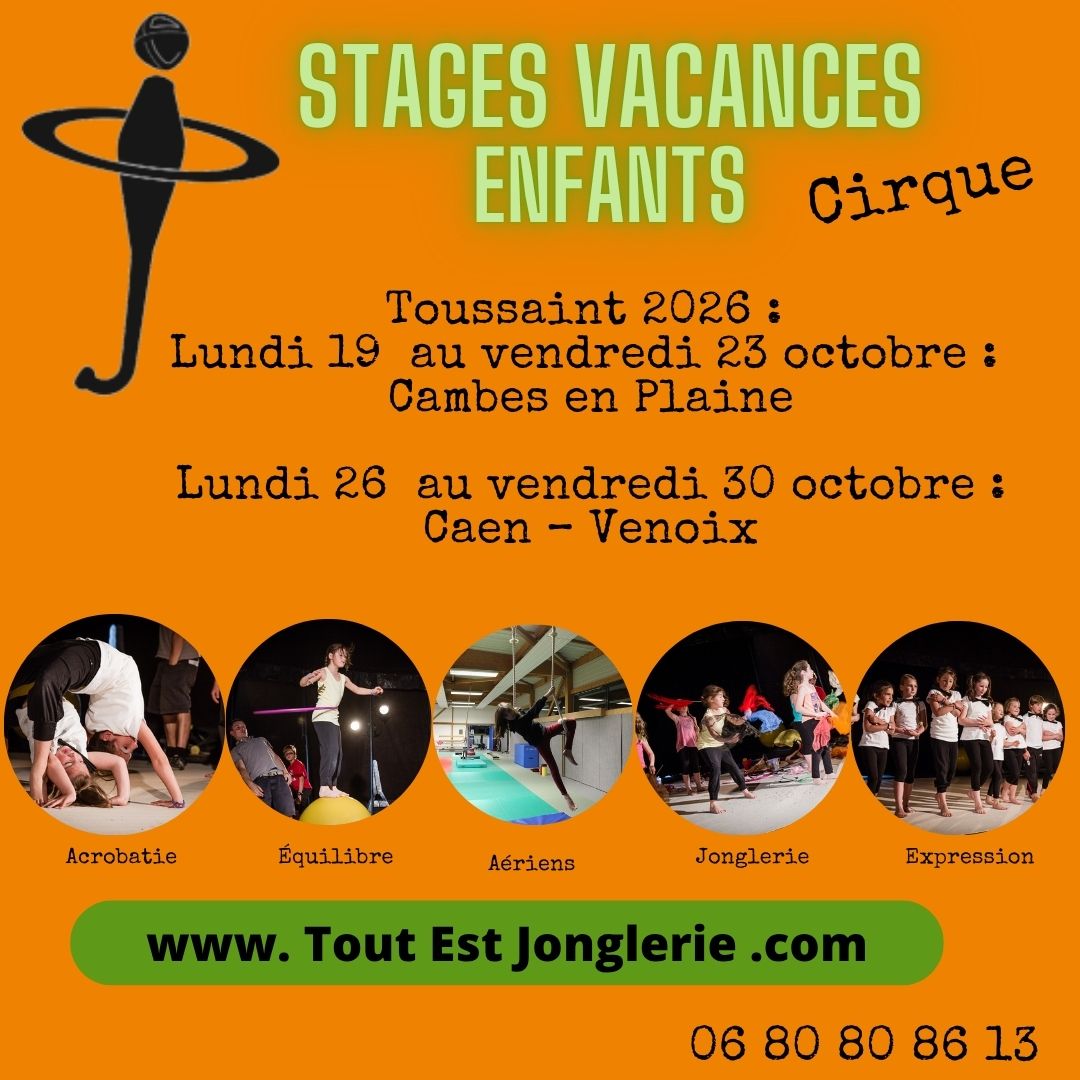 Stage cirque enfants activité enfants
